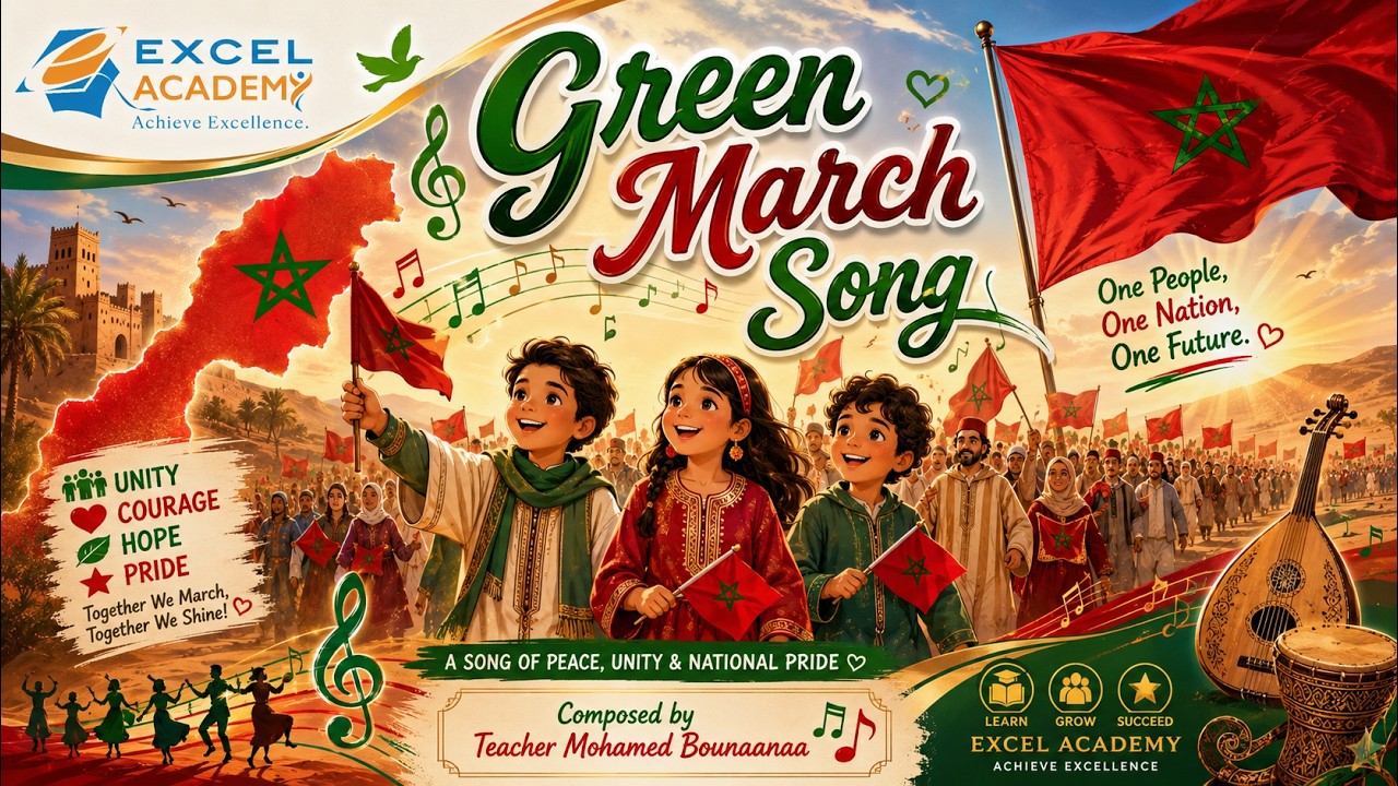 The Green March Song - Song & Arrangement by: Teacher Mohamed Bounaanaa