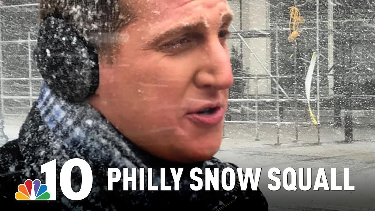 Fierce Snow Squall Batters Center City Philly