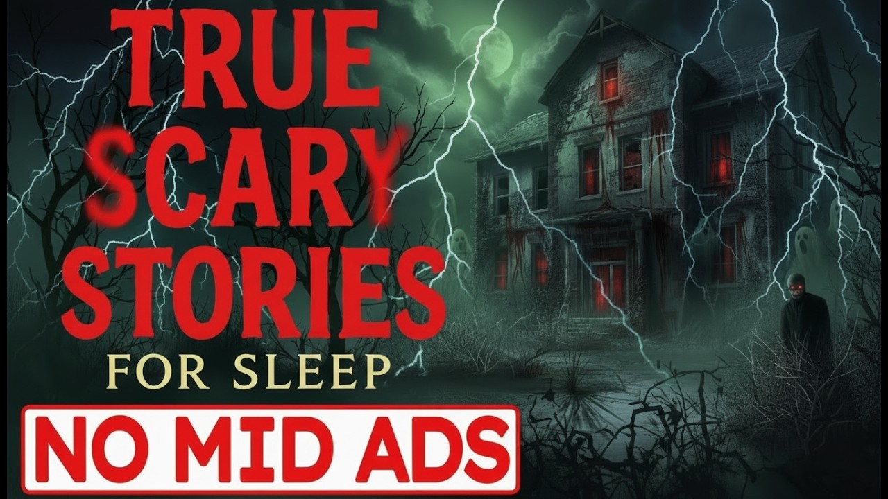 NO ADS 🔴 2 HOURS of TRUE Scary Stories for Sleep | Gentle Rain Sounds | Black screen | Ep. 18