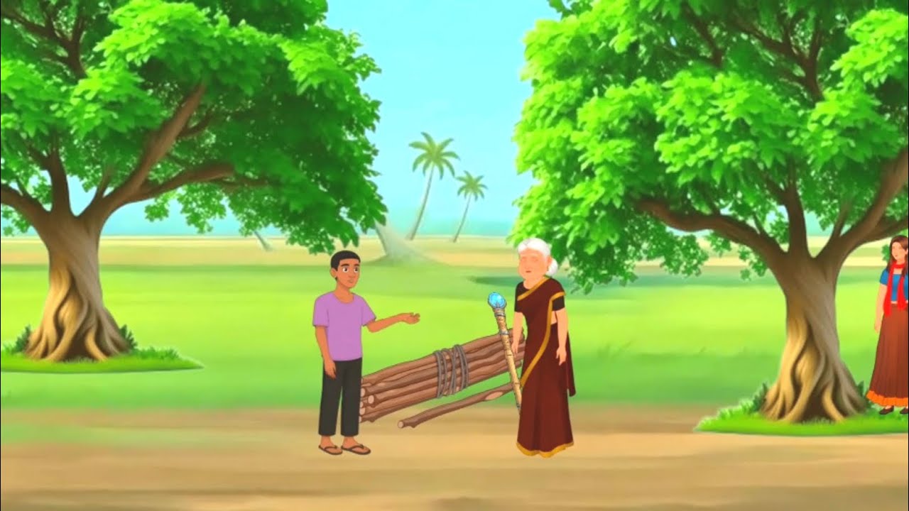 सच्चा राजकुमार-एक गरीब लकड़हारे की कहानी moral story SG  cartoon TV
