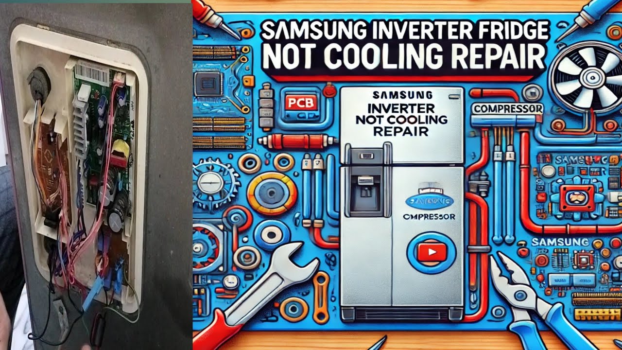 Samsung Double Door Inverter Fridge Not Cooling? PCB & Compressor Repair Guide