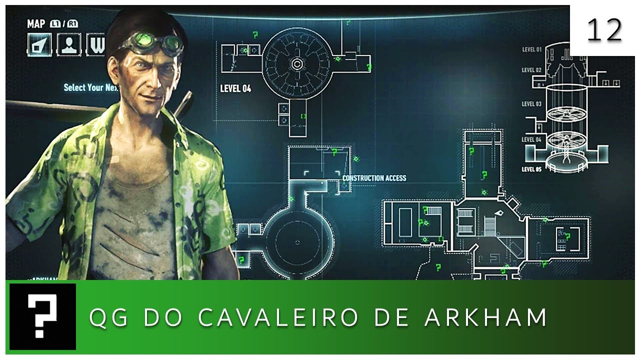 BATMAN AK - Charadas - QG do Cavaleiro de Arkham !!!