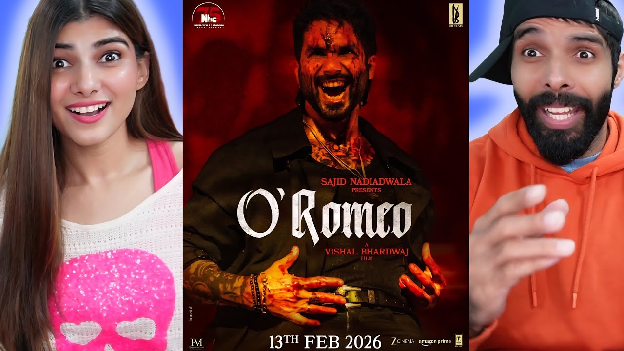 Peek Into World Of O'Romeo Reaction | Sajid N | Shahid K | Triptii D | O&rsquo;Romeo Teaser Reaction