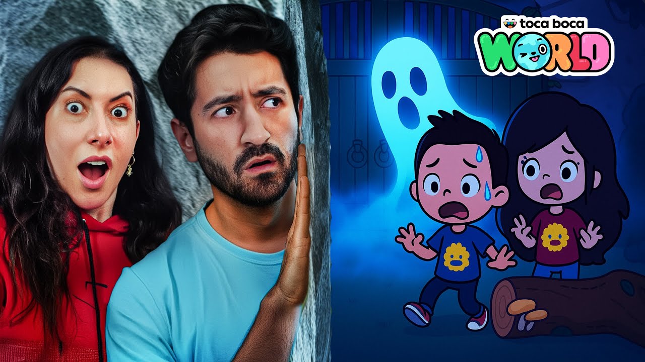 DESCOBRI FANTASMAS REAIS DENTRO DA CASA no Toca Life World!