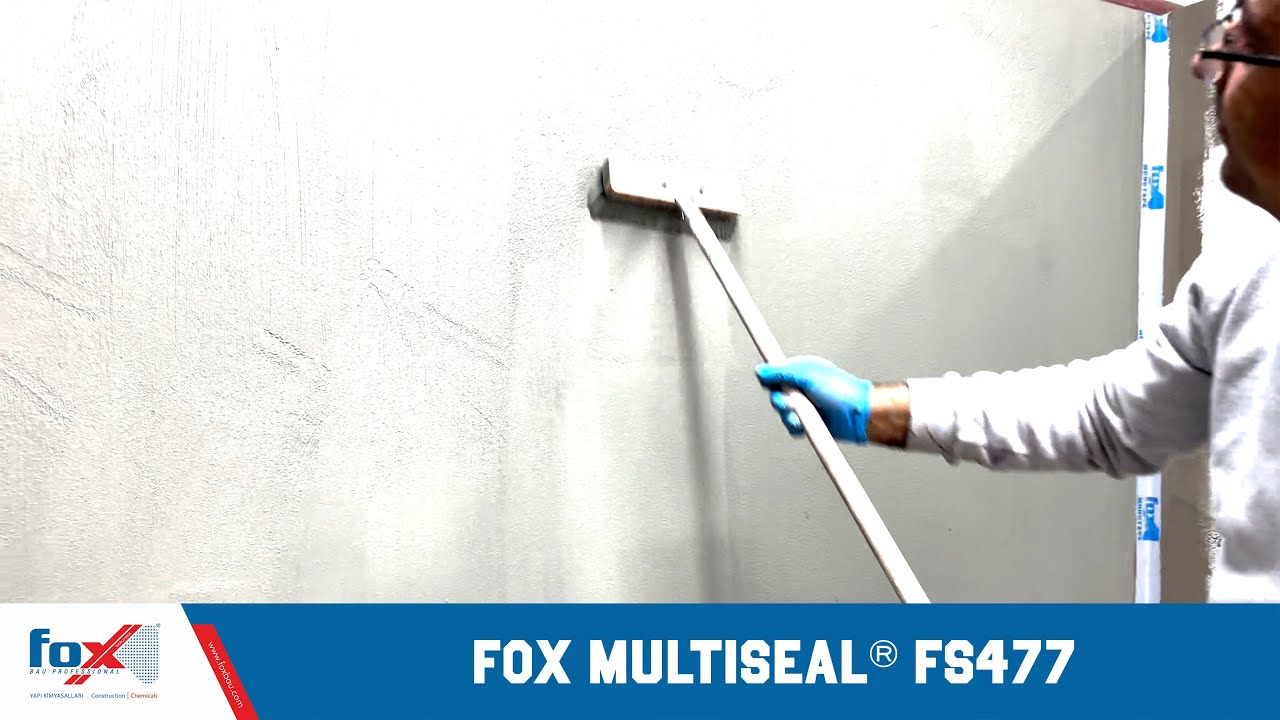 Fox Bau Multiseal FS477 Tam Elastik Su Yalıtım Uygulaması
