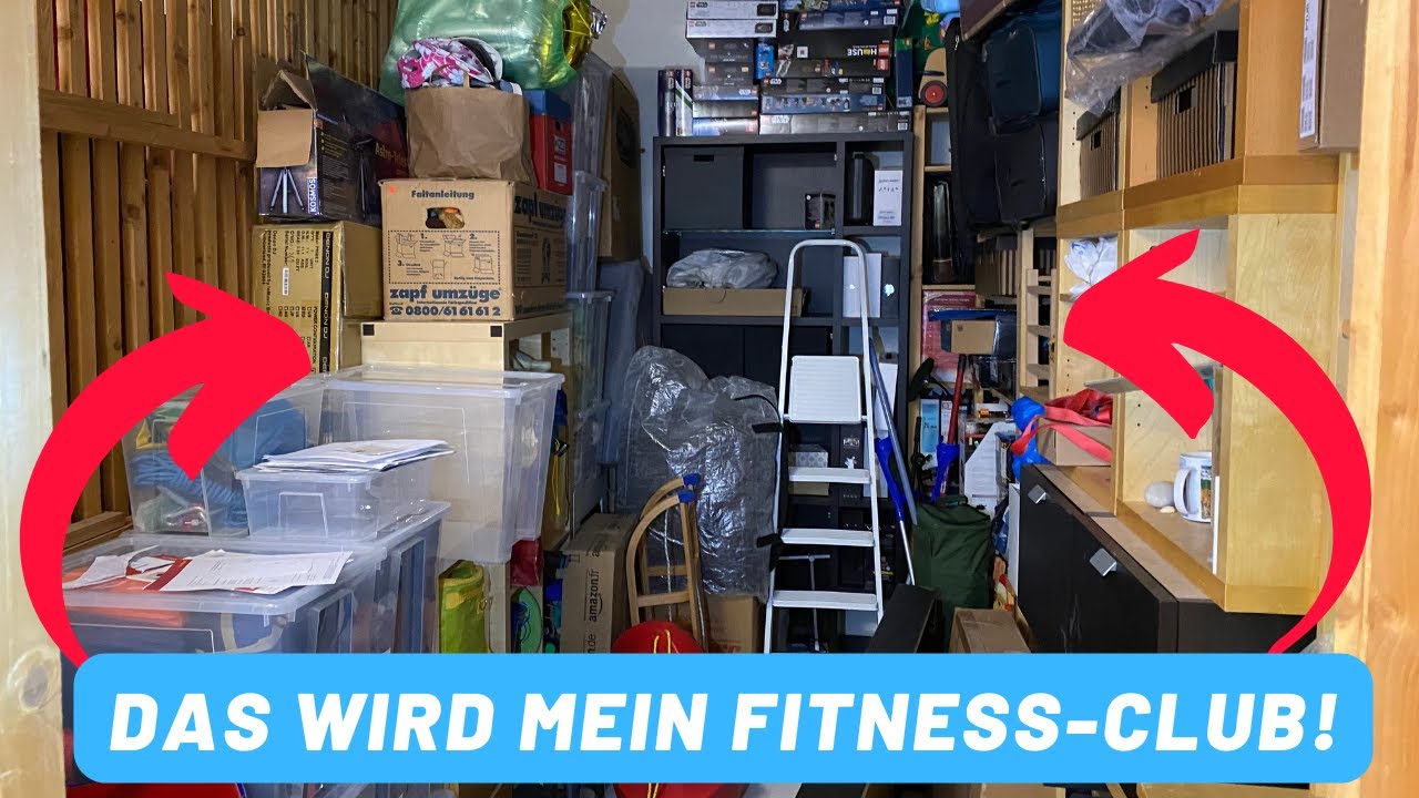 Unser Kellerverschlag wird mein FITNESS-STUDIO