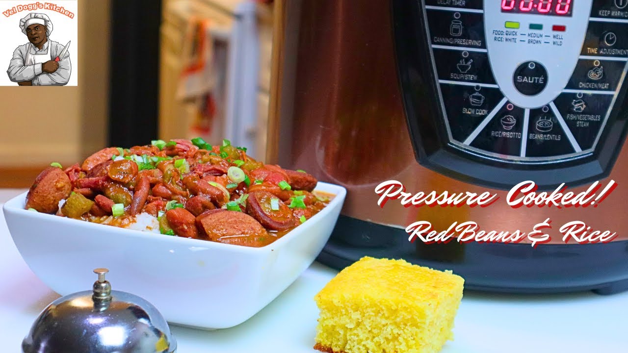 QUICK AND EASY RED BEANS RECIPE  HOW TO MAKE RED BEANS AND RICE IN A PRESSURE COOKER 2025