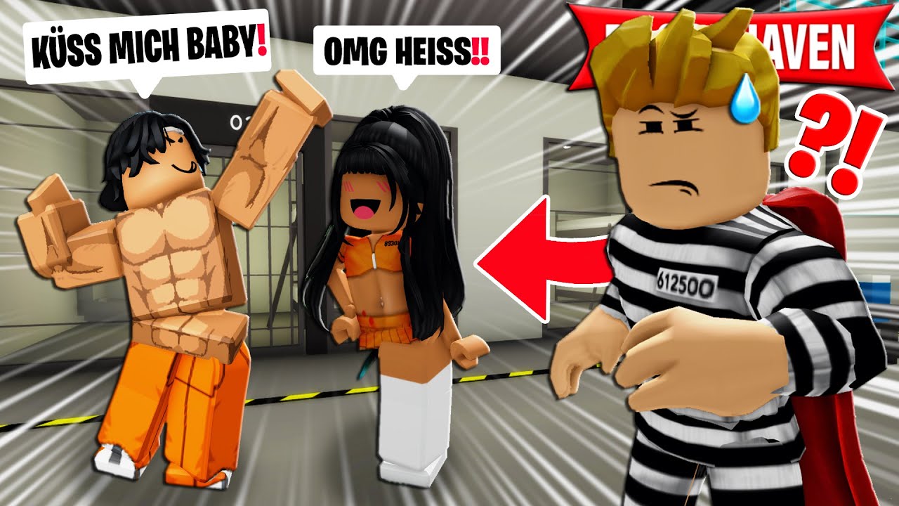 ich ERWISCHE ONLINE DATER im GEFÄNGNIS in BROOKHAVEN! (Roblox Brookhaven 🏡RP | Story Deutsch)