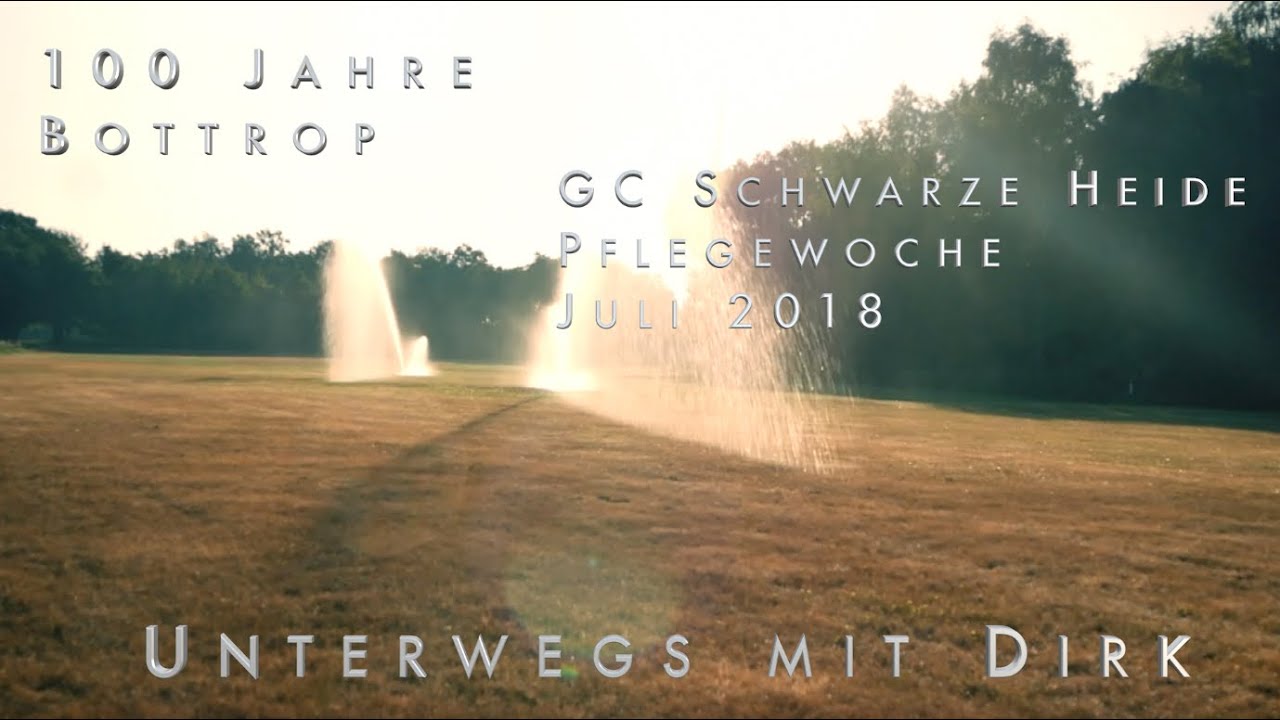 Golfclub Schwarze Heide, wir begleiten einen Tag die Greenkeeper bei ihrer Arbeit #taubenblick