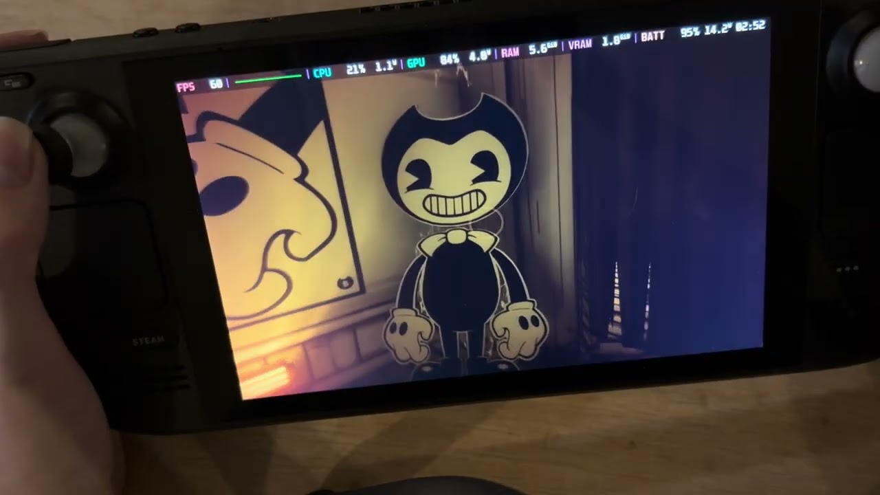 Part 1 of Bendy and the Ink Machine on the Steam Deck