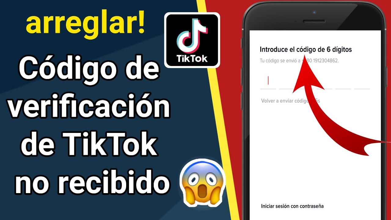 Arreglar el c&oacute;digo de verificaci&oacute;n de TikTok que no funciona |c&oacute;digo Tiktok de 6 d&iacute;gitos no se env&iacute;a
