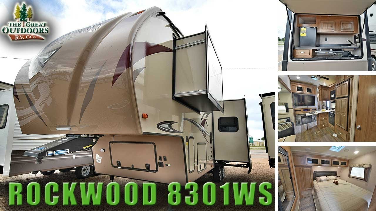 Новая модель двухъярусной комнаты 2018 FOREST RIVER ROCKWOOD 8301WS RV, дилер Колорадо