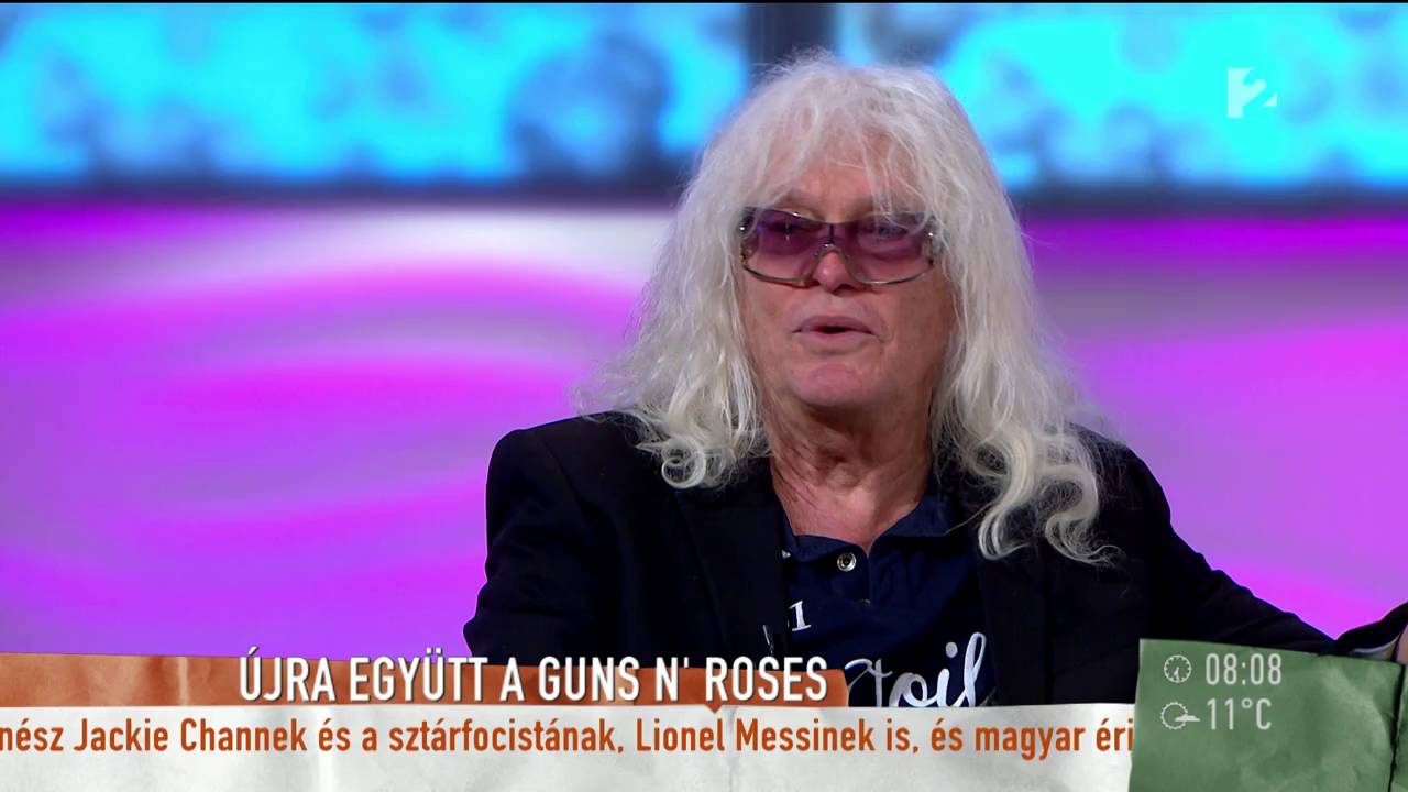 Demcsák Zsuzsa kiakadt Axl Rose-on - tv2.hu/mokka