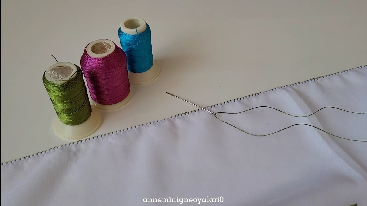 Sıralı Zikzak İğne Oyası Modeli ~annemin iğne oyaları~ #İĞNEOYASI