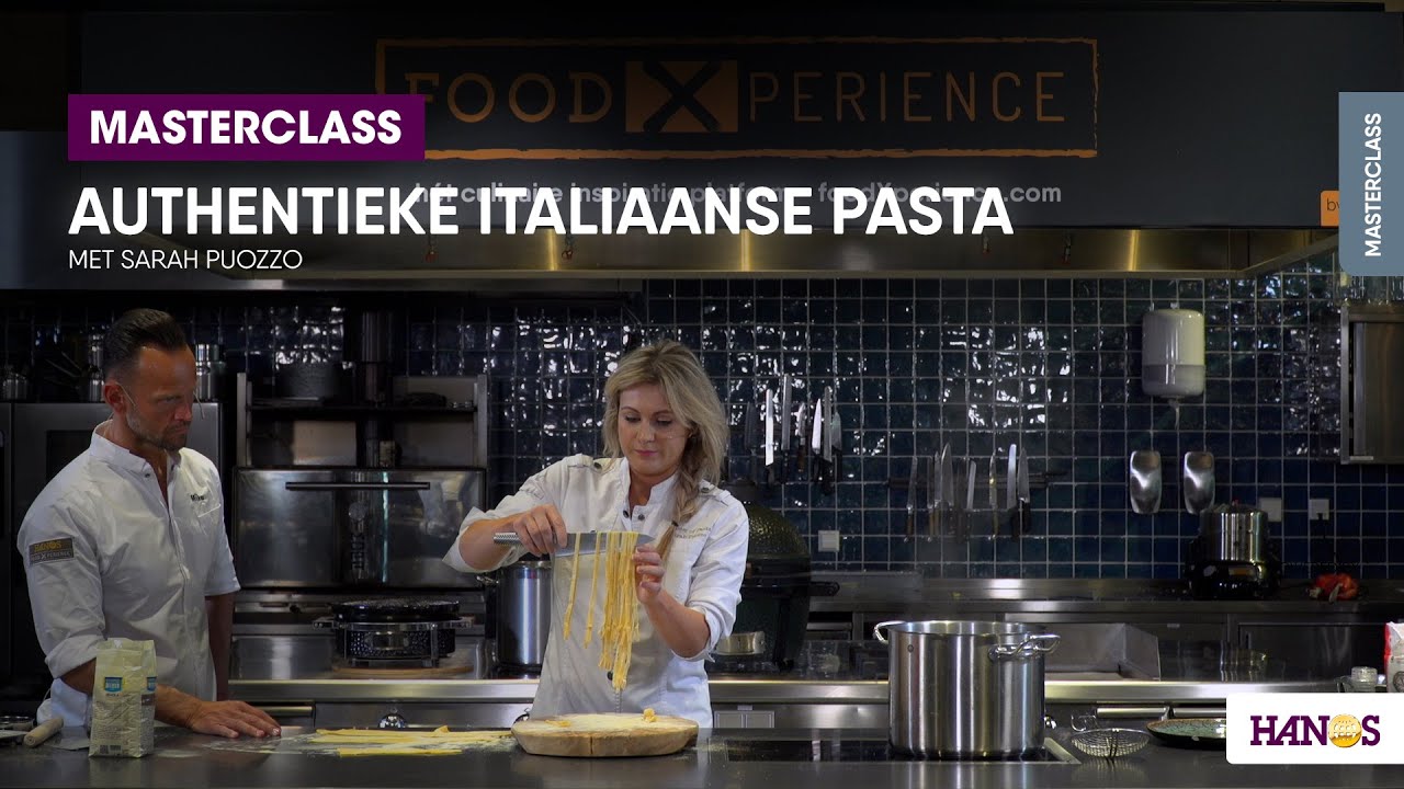 Online masterclass 'Authentieke Italiaanse Pasta' met Sarah Puozzo