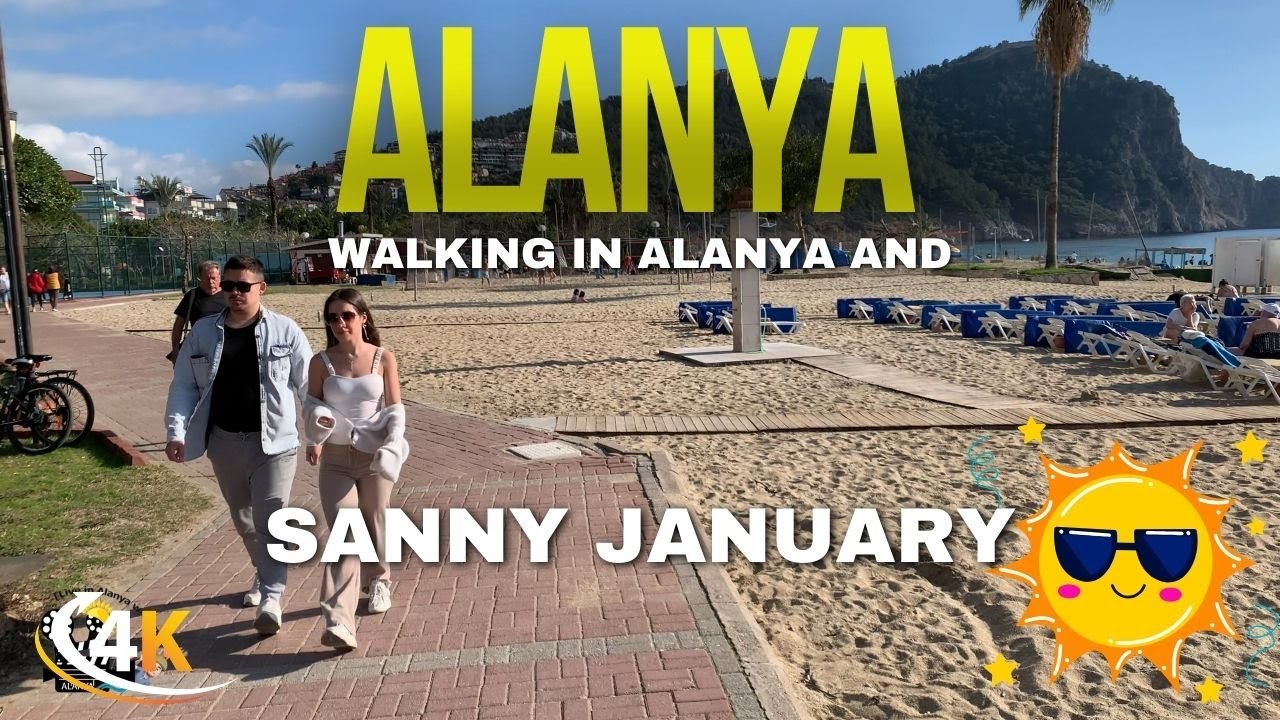life in Alanya : Walking in Alanya - Sunny January in beautiful Alanya
