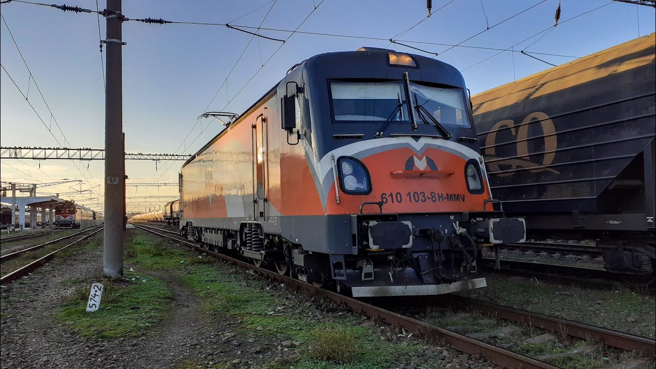 Trenuri în gara Timișoara Nord