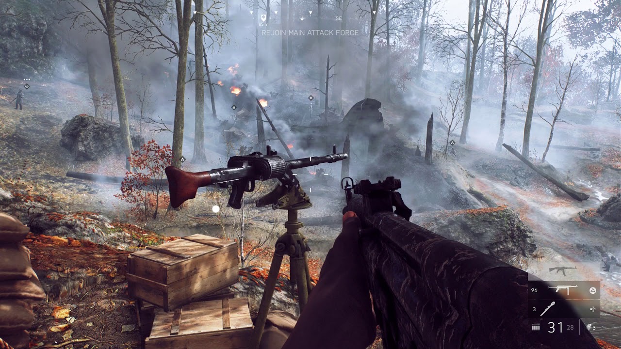 Battlefield V - Egalite: Rejoin The Main Attack Force at Crash Site, Disarm Alarm Gameplay (2018)