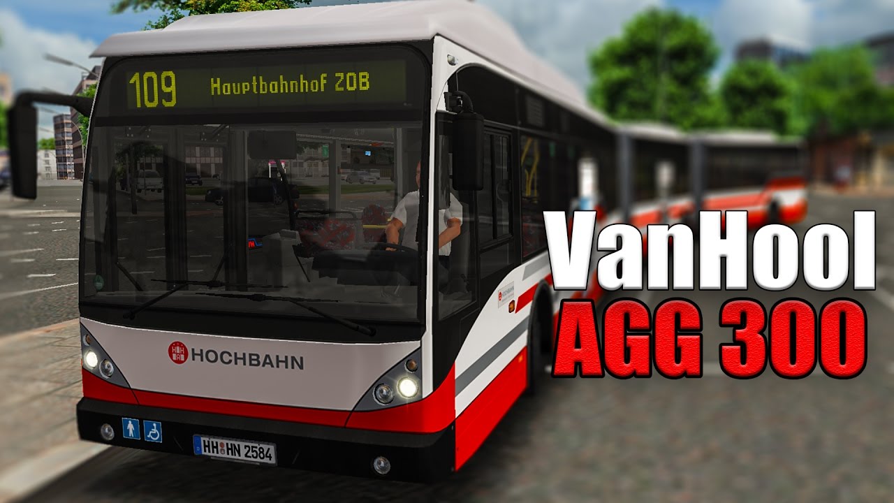 OMSI 2: Mit dem VAN HOOL DOPPELGELENKBUS AGG 300 in Hamburg auf der 109 #1: Was kann der Bus?