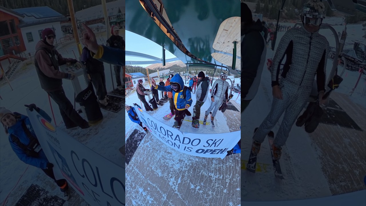 We DID IT! FIRST CHAIR 33 UNLOCKED!  Abasin opening day 1st chair victory on October 26, 2025