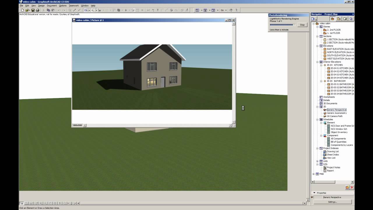 Creating Exterior Renderings with ArchiCAD