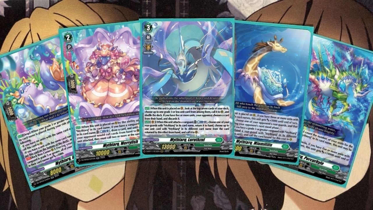 My Mythiarq Cardfight Vanguard Deck Profile for Post Dimensional Transcendence