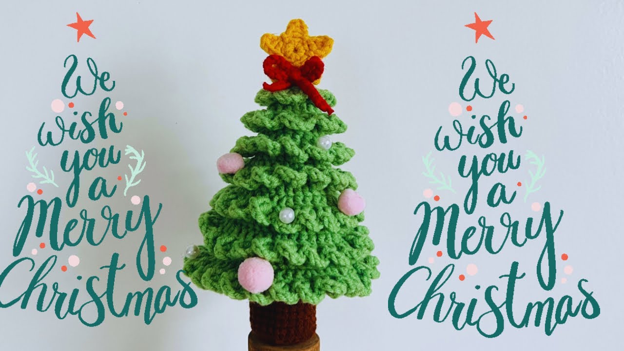 3D Christmas tree | How to crochet a christmas tree