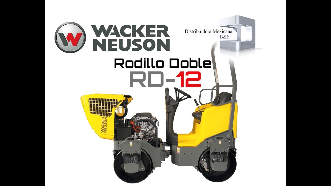 Distribuidora BS Mexicana - Rodillo Doble Wacker Neuson RD12