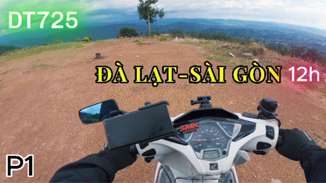 Phượt Đà Lạt-Sài Gòn P1 - DT725 cung đường cực đẹp dành cho ae đi phượt. Đèo ê hề