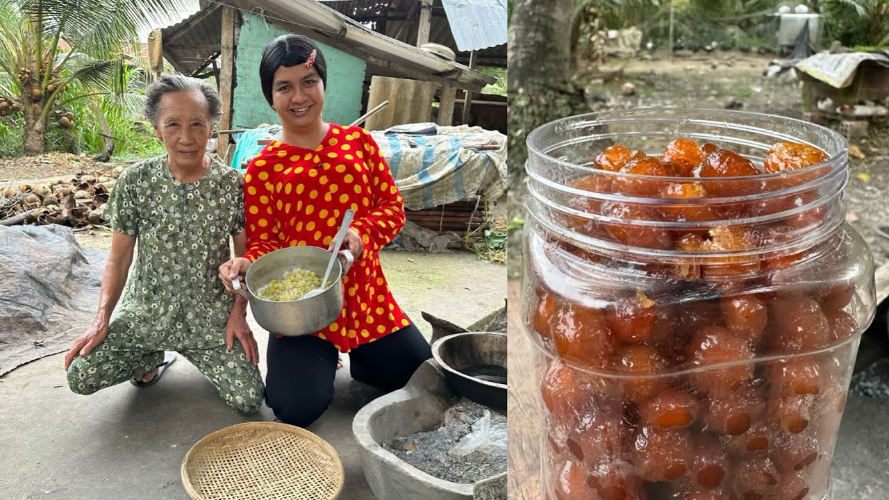 Vợ thằng Sang làm mứt chùm ruột ăn Tết | Tết miền tây - Tập 159