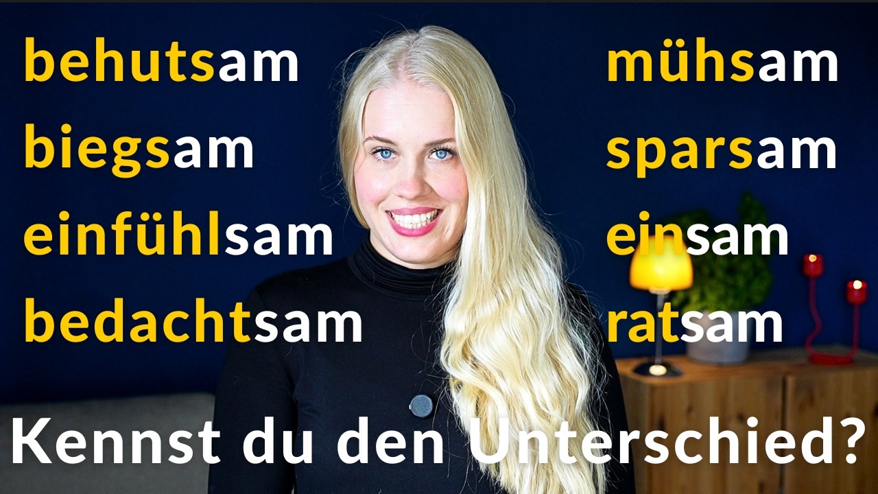 DEUTSCH QUIZ B1-C2: 17 Wörter mit 