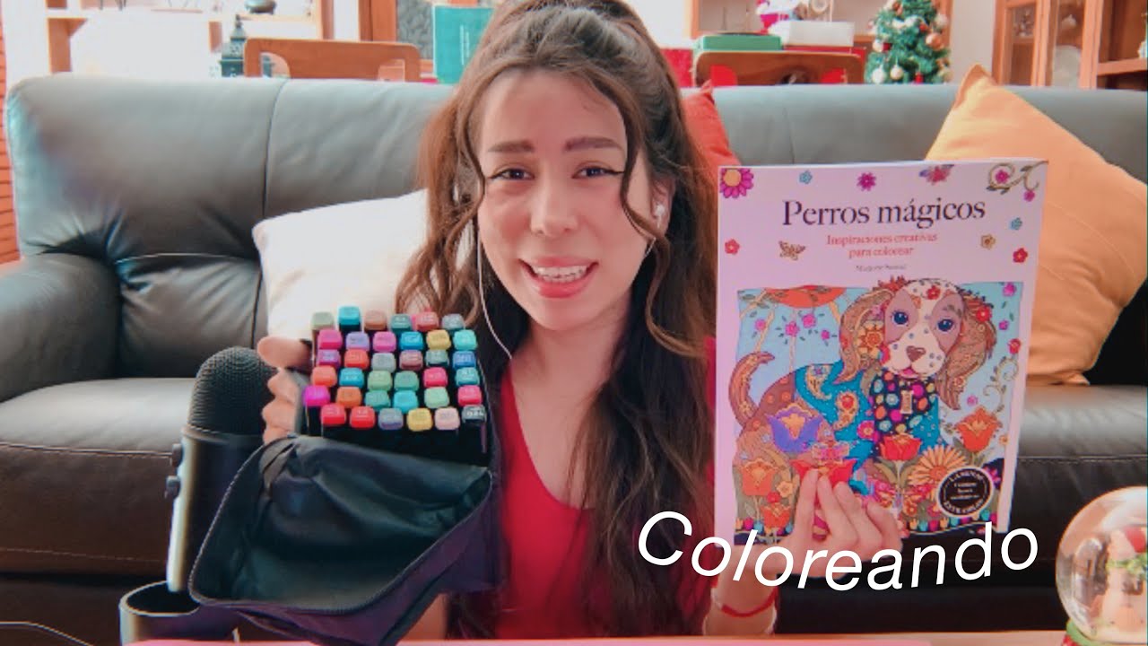 ASMR coloreando y mascando chicle | platicando | chewing gum