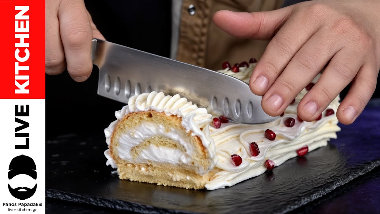 💯Πασχαλινός Αέρινος Κορμός Λεμονιού😋Ότι καλύτερο έχω δοκιμάσει👌💯Easter Lemon Roll😋 The best recipe