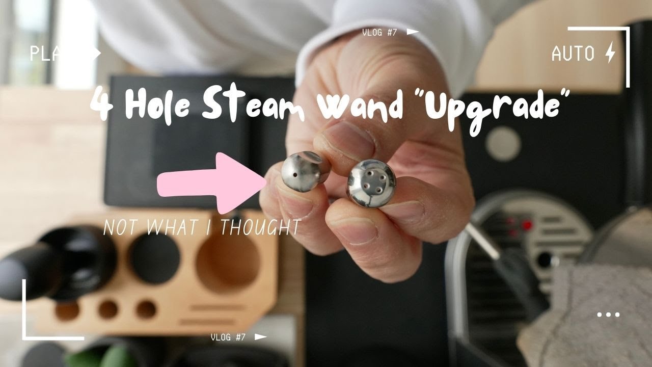 Is the 4-Hole Steam Wand Tip “Upgrade” Worth it for the Bambino Non-Plus? | Vlog #7 #bambino
