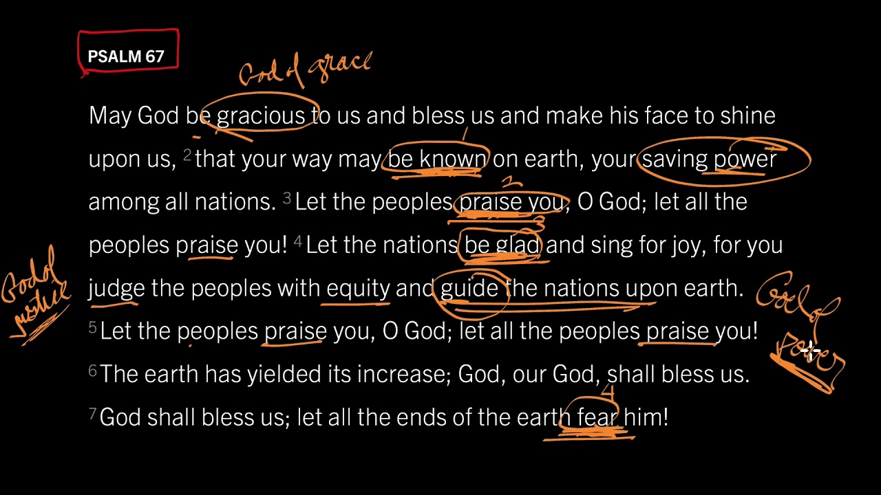 God Blesses You to Bless the World: Psalm 67