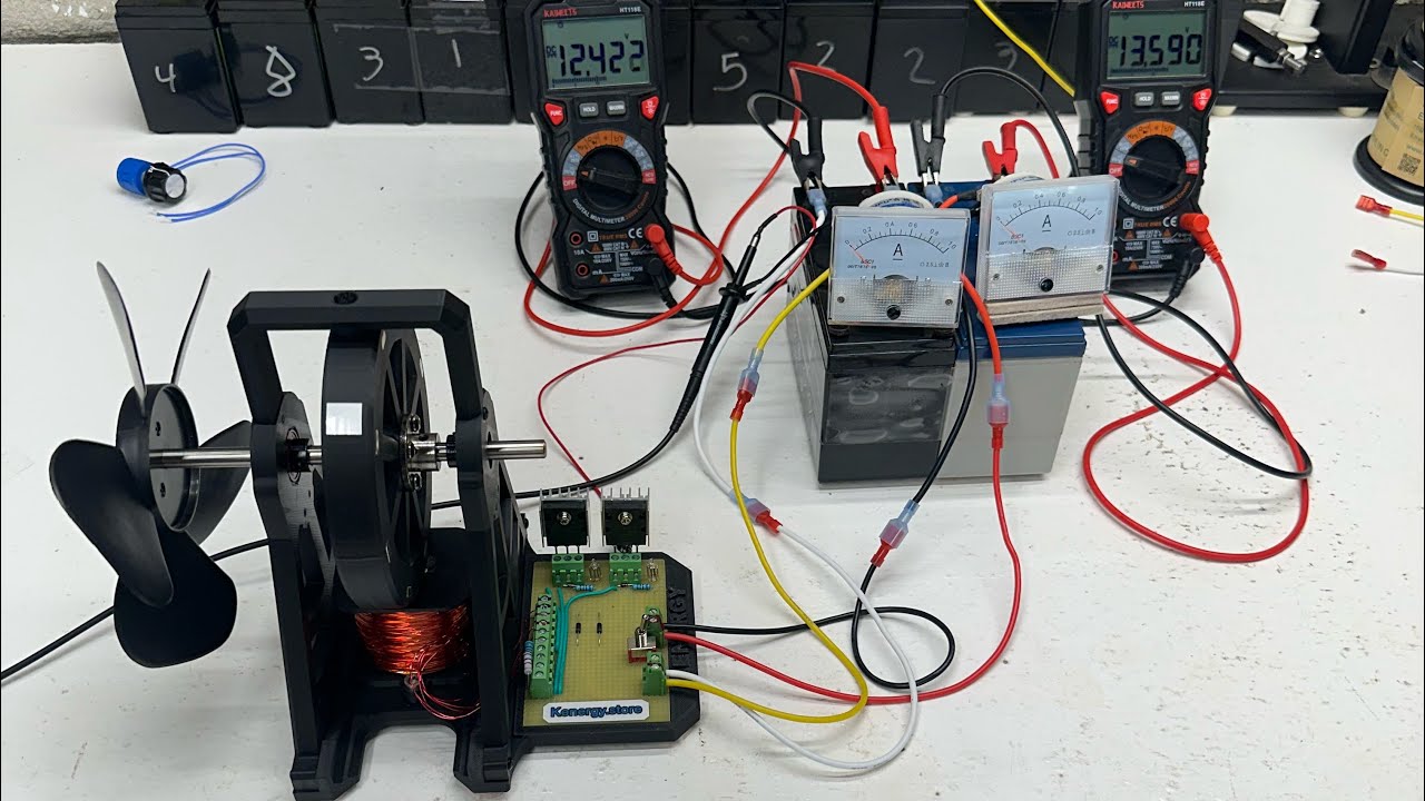 New bedini motor and battery desulfation results