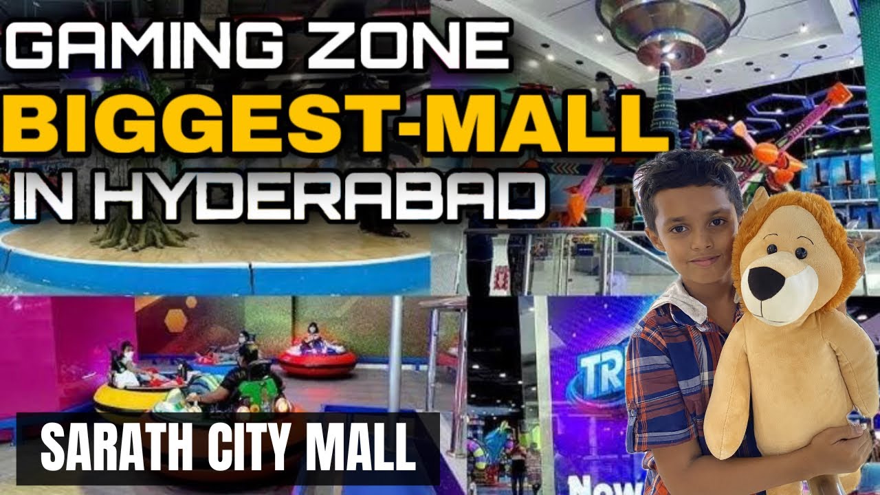 Game zone at Sarath City Capital mall | Tridom playzone | AMB Mall