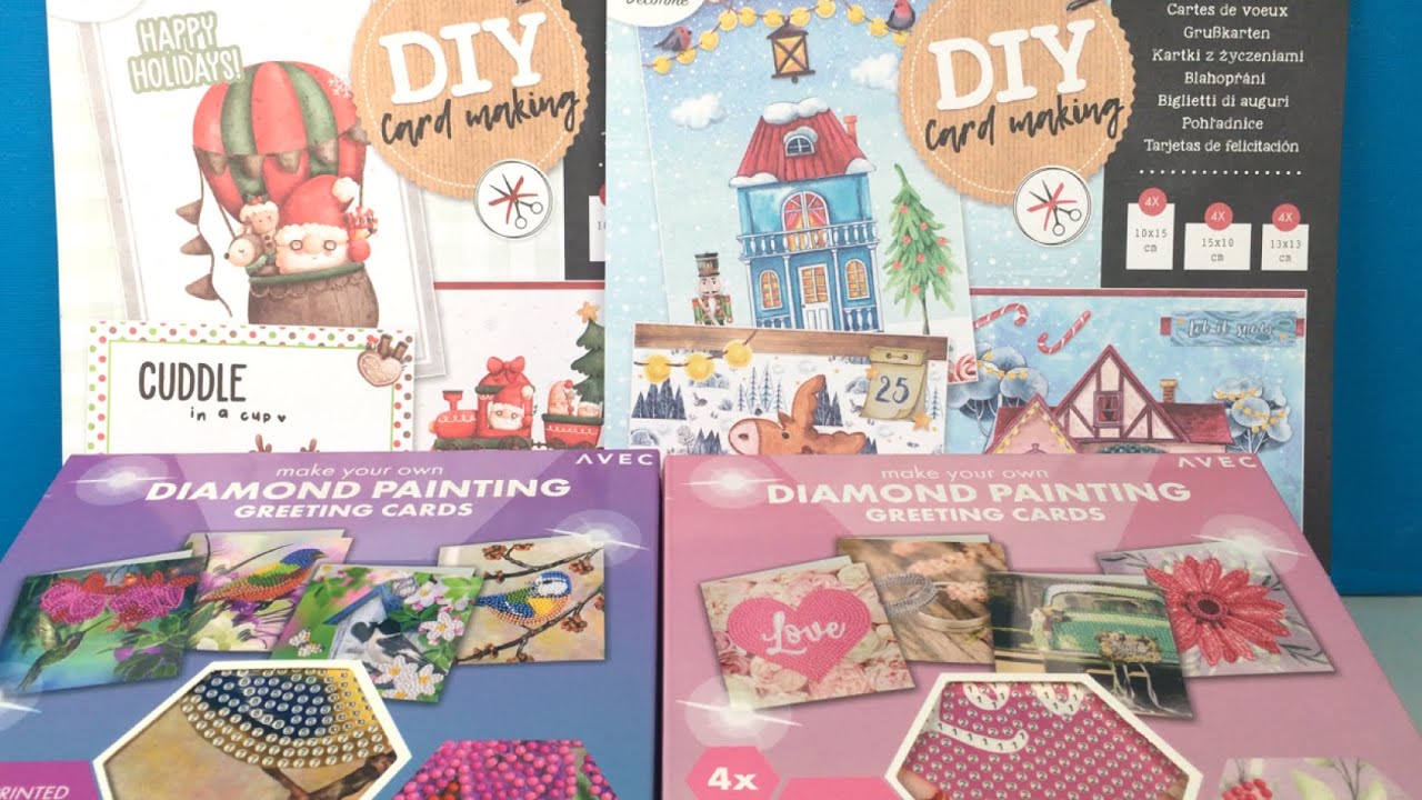 Diamond painting + zelf kerstkaarten maken - SHOPLOG action