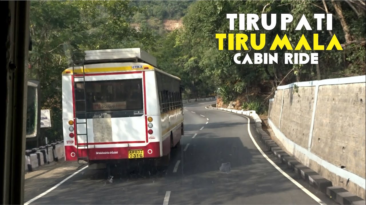 Tirupati to Tirumala Ghat Road Cabin Ride | APSRTC | Chasing