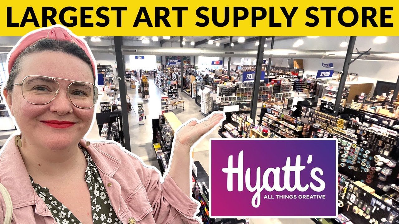 I went to the LARGEST ART SUPPLY STORE in America (and here's what I got!)