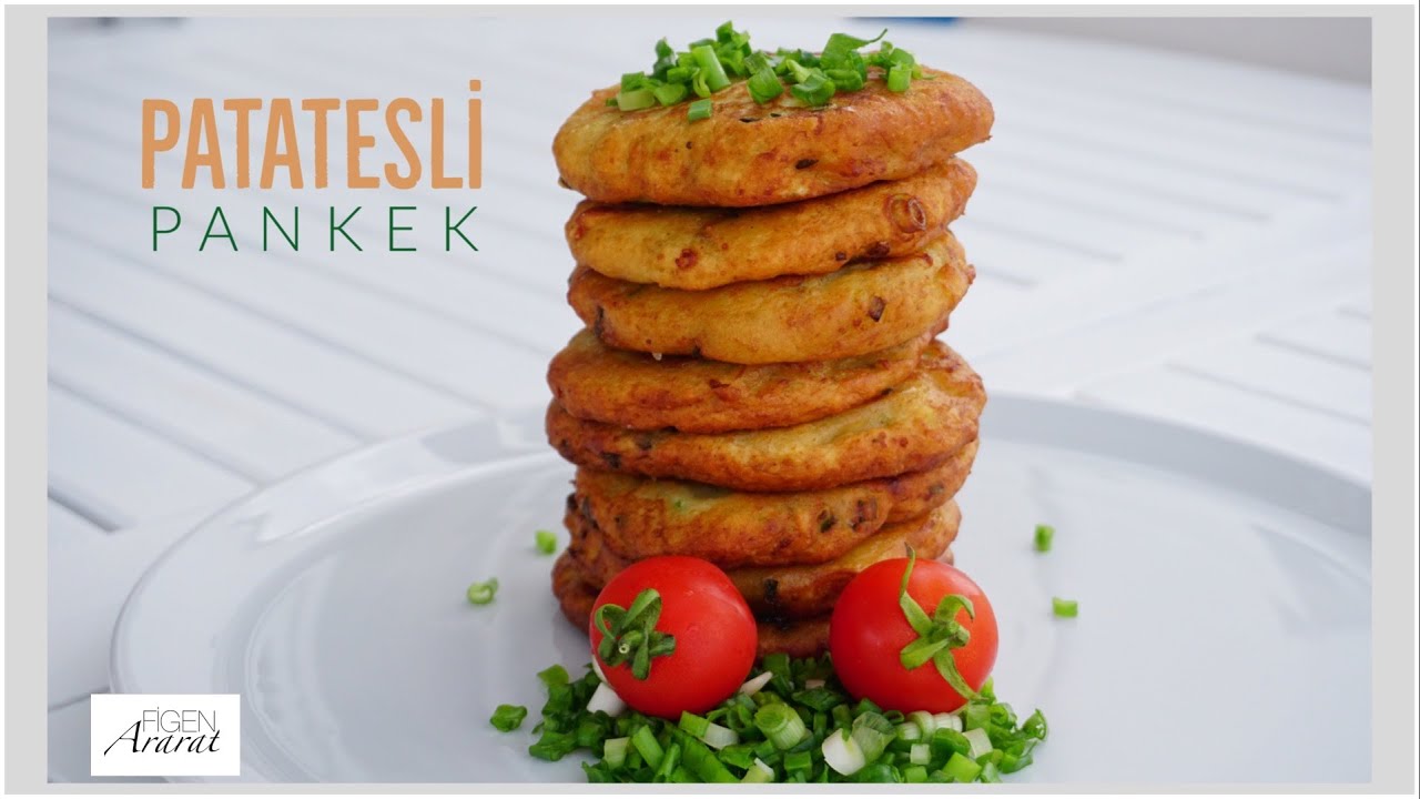 Kahvaltıda paylaşılamayan Patatesli  pankek / kahvaltılık tarifler / Figen Ararat