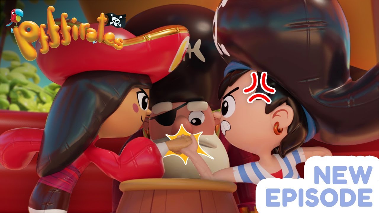 Pfffirates ! 💪 ARM WRESTLING CONTEST (S01E43) - NEW Cartoon for Kids