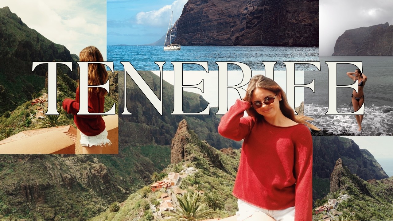 spring break in Tenerife, Spain | beautiful views, cafes & volcano beaches