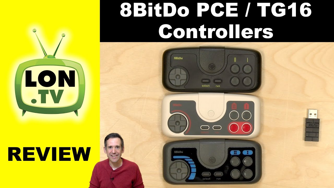 8Bitdo TG16 and PCE Controllers Review - On PC, Raspberry Pi Switch & MiSTer!