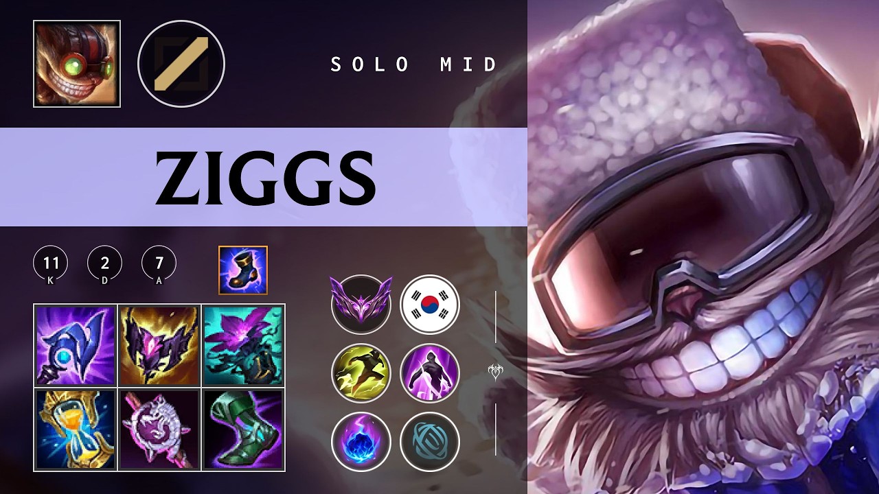 Ziggs Mid vs Yone - KR Master Patch 26.06
