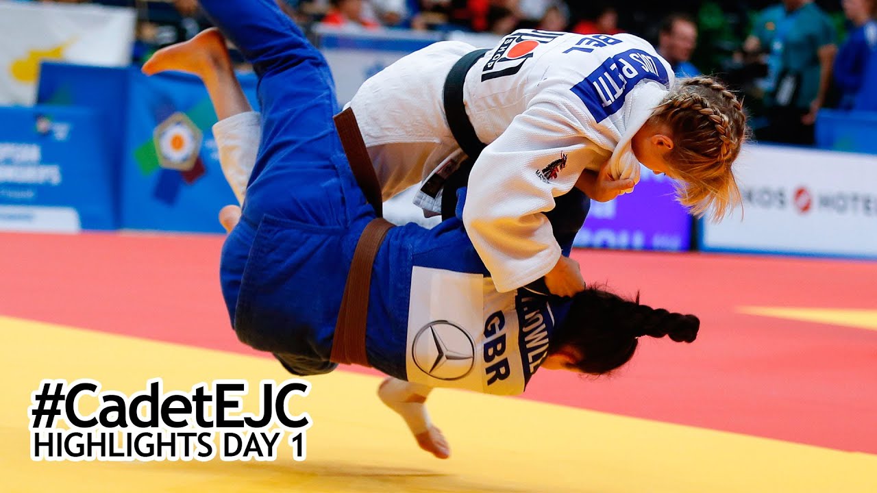 Cadet European Judo Championships: HIGHLIGHTS DAY 1