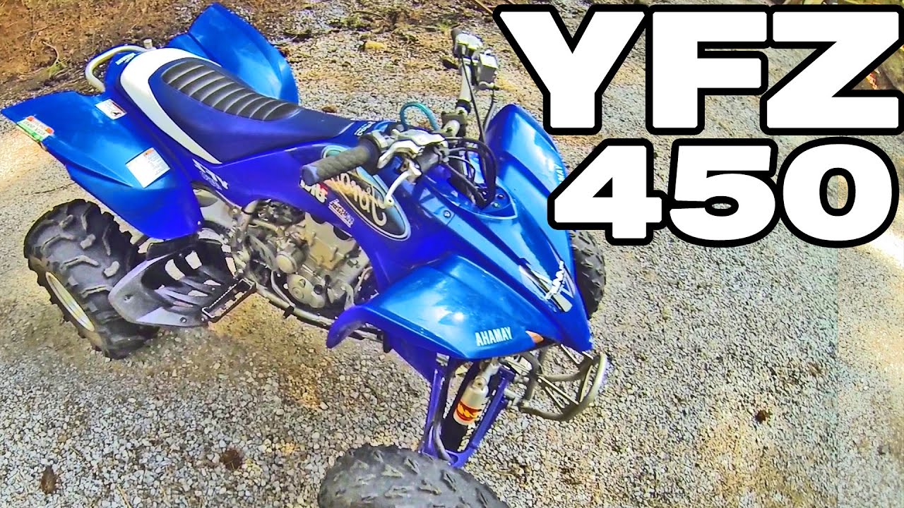 YFZ 450 OFF ROAD ATV TRAIL RIDING