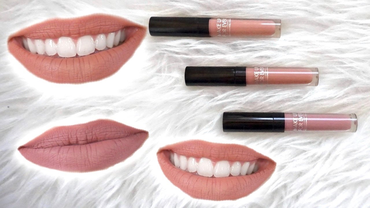 Makeup Forever Artist Liquid Matte Lipsticks || Lip Swatches & Wear Test