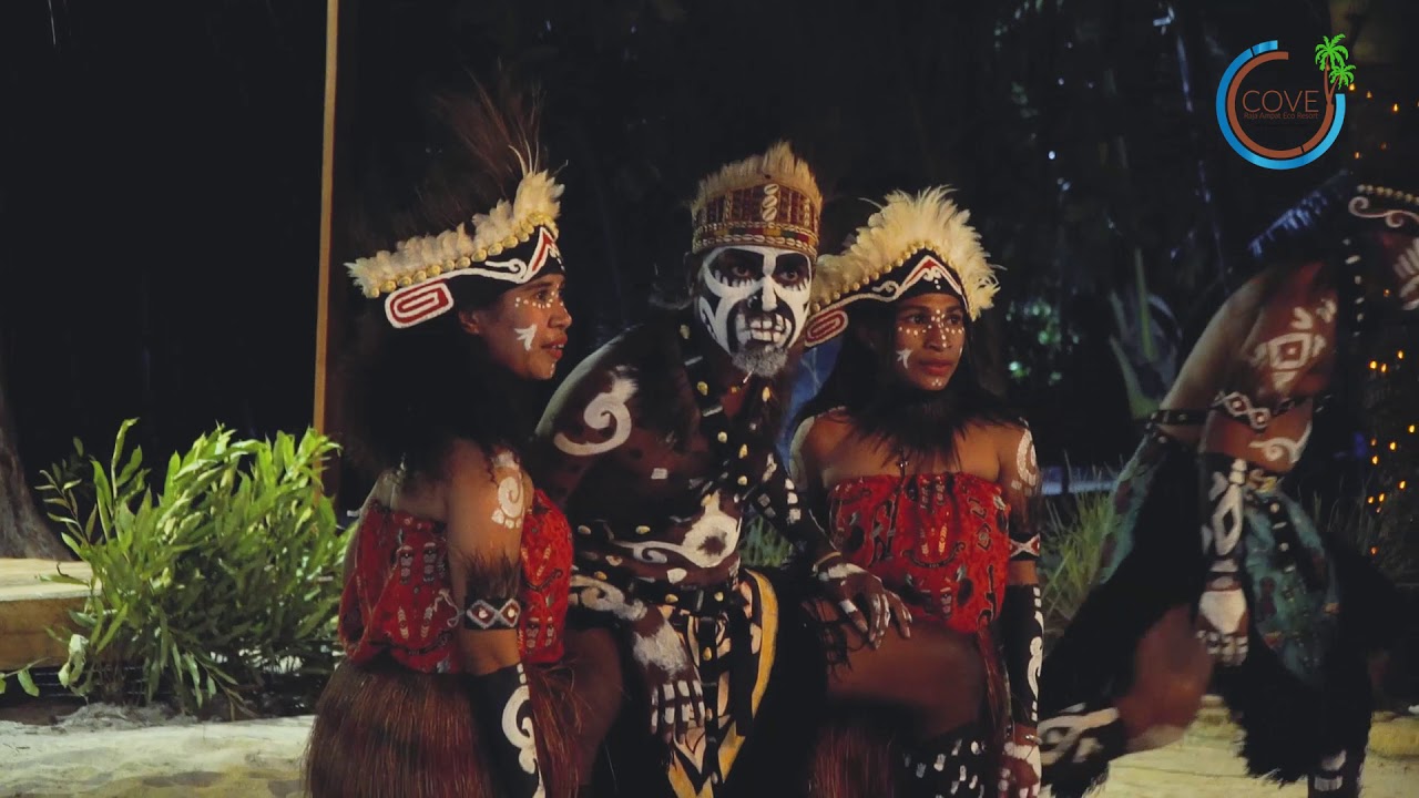 Raja Ampat Papuan Dance on Yeben Island