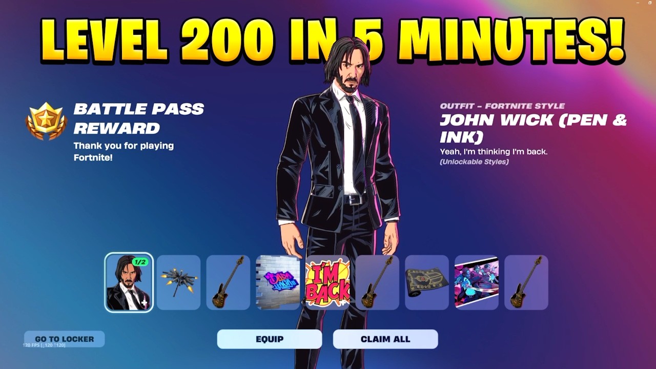 Как быстро повысить уровень в Fortnite, 7 глава, 3 сезон! (Карта опыта без таймера)